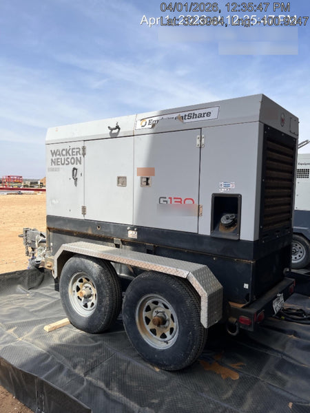 2019 WACKER NEUSON G130