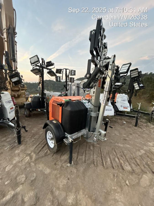 2024 Wanco WLTT-4MM4K Diesel, Deep Sea Controller, Shore Power Plug, Auto Start, (4) 350W LED Floodlights, 4kW Generator, 60 Gal Fuel Tank, 2" Ball, T3