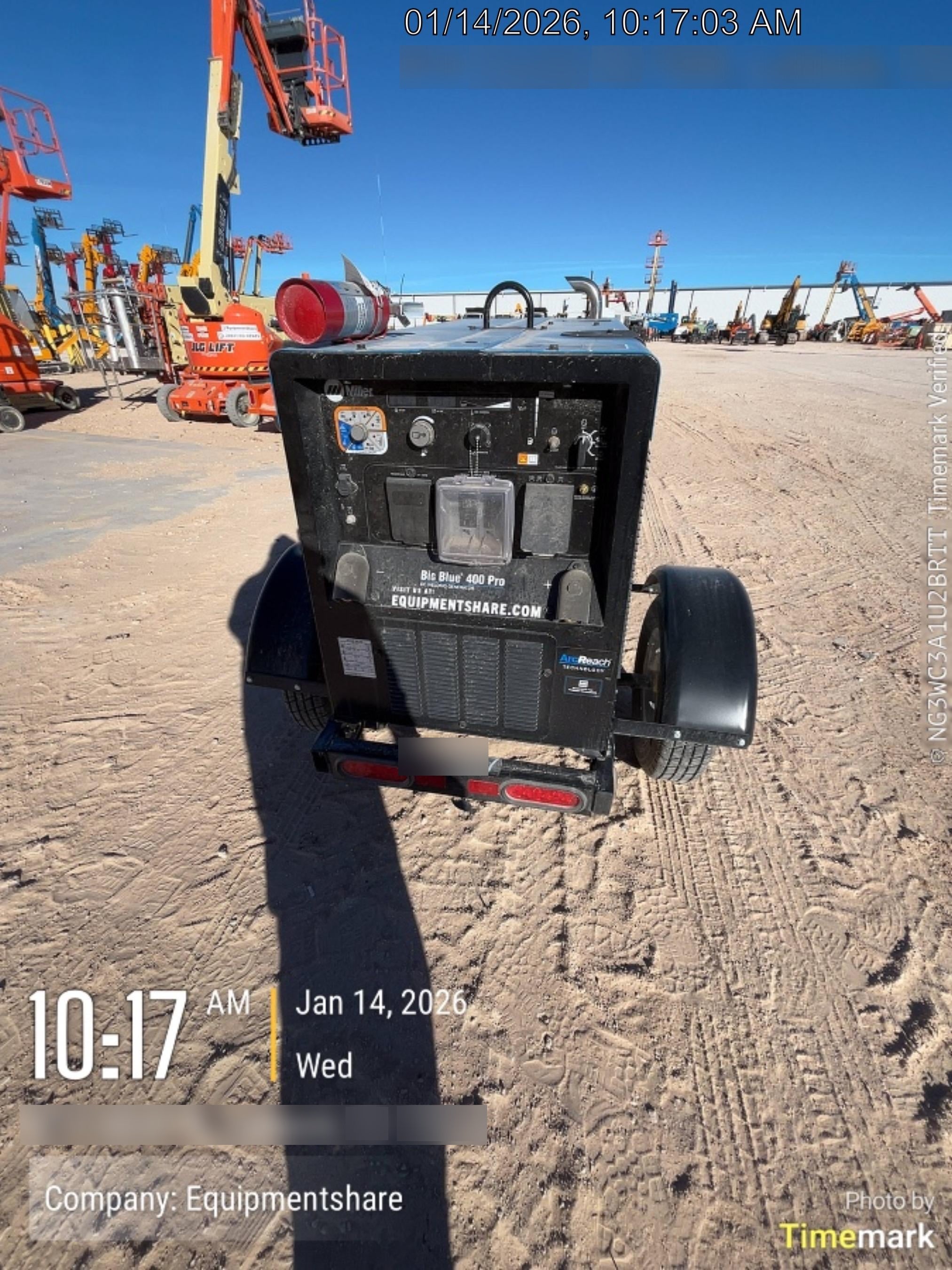 2025 MILLER ELECTRIC BIG BLUE 400