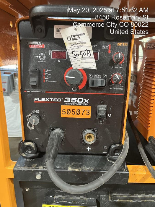 2025 LINCOLN ELECTRIC FLEXTEC 350X