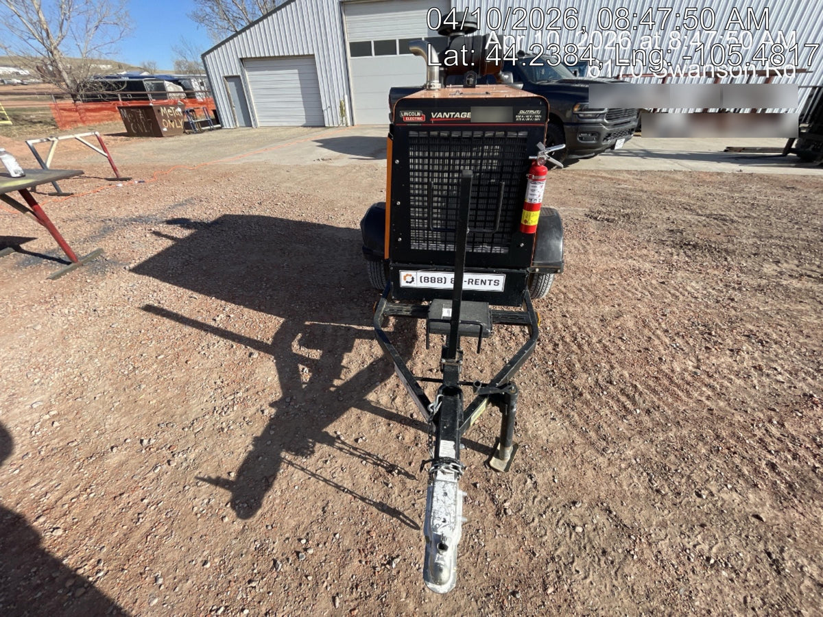 2021 Lincoln Electric Vantage 549X Ready Pak 3, ORANGE (includes trailer, cable rack, fender light kit)
