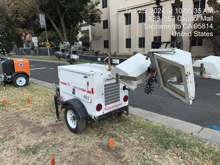 2013 Magnum MLT3060M Magnum Towable Light Tower, 6kW Generator
