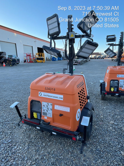 2023 Generac MLT2 Diesel, Flex Switch 120V Input, Powerzone Controller, (4) 320W LED Lights, 4kW Generator, 39.9 Gal Fuel Tank, 2" Ball, T3