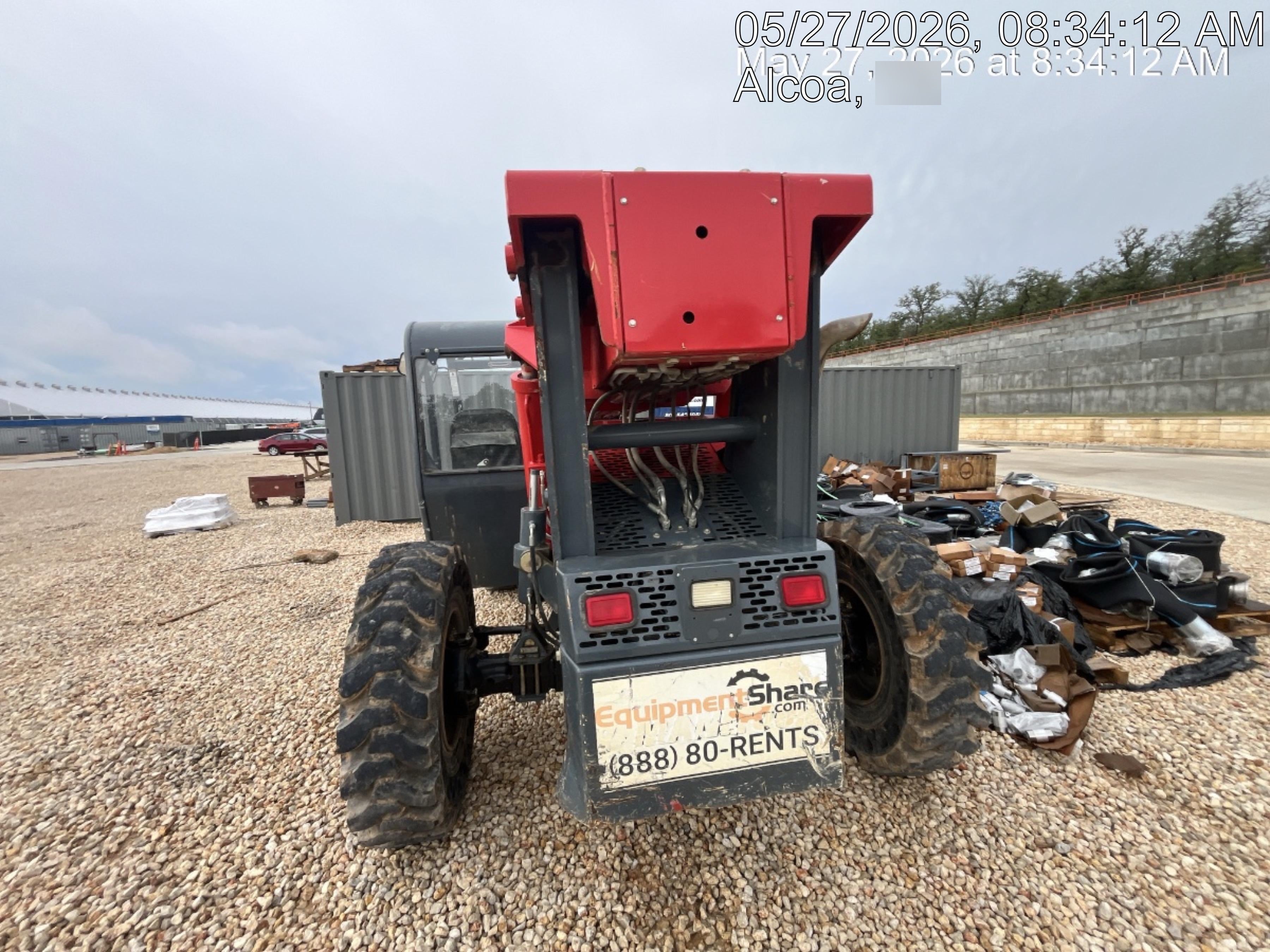 2019 Manitou MTA8044 MTA 8044 - 74 HP T4, Canopy, Worklights/Strobe, Beacon, 66" Carriage, 48" Forks, Solid Tires, Lift Hook, Aux Hydraulics