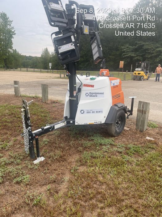 2023 Generac MLT2 Diesel, Flex Switch 120V Input, Powerzone Controller, (4) 320W LED Lights, 4kW Generator, 39.9 Gal Fuel Tank, 2" Ball, T3