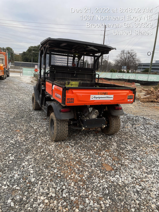 2020 Kubota RTV-X1140W-H 4WD, LED Strobe, Windshield Acrylic Clear, Plastic Canopy, Wire Harness Kit, Backup Alarm