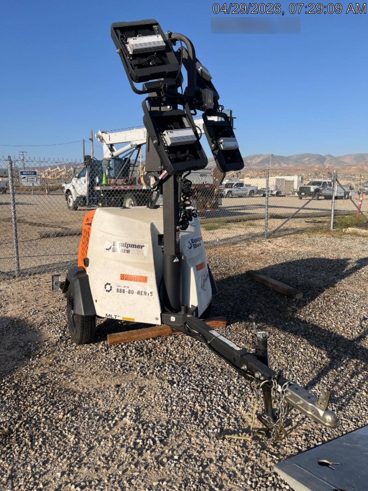 2023 Generac MLT2 Diesel, Flex Switch 120V Input, Powerzone Controller, (4) 320W LED Lights, 4kW Generator, 39.9 Gal Fuel Tank, 2" Ball, T3