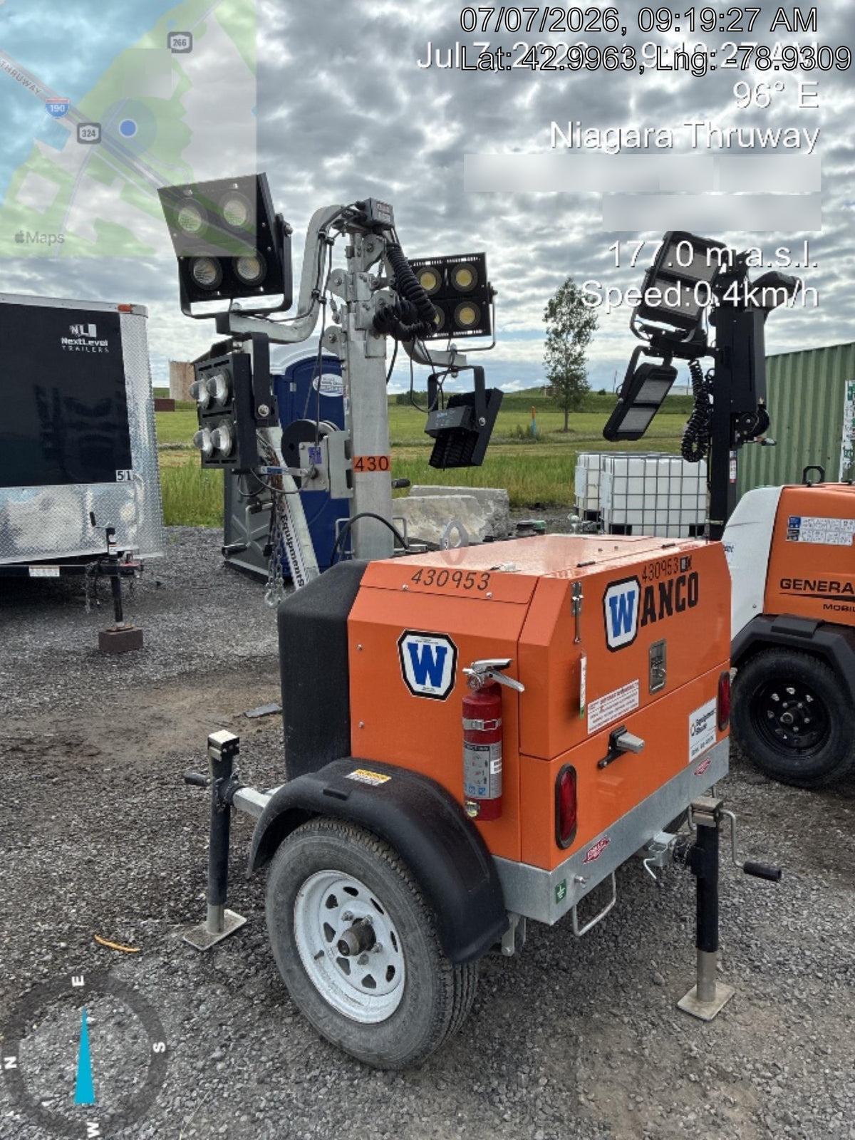 2024 Wanco WLTT-4MM4K Diesel, Deep Sea Controller, Shore Power Plug, Auto Start, (4) 350W LED Floodlights, 4kW Generator, 60 Gal Fuel Tank, 2" Ball, T3