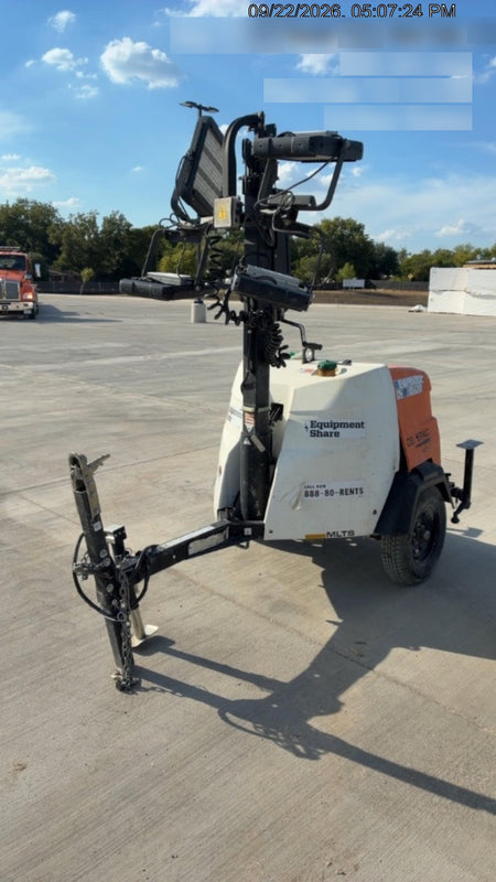 2023 Generac MLT2 Diesel, Flex Switch 120V Input, Powerzone Controller, 
(4) 320W LED Lights, 4kW Generator, 39.9 Gal Fuel Tank, 2" Ball, T3