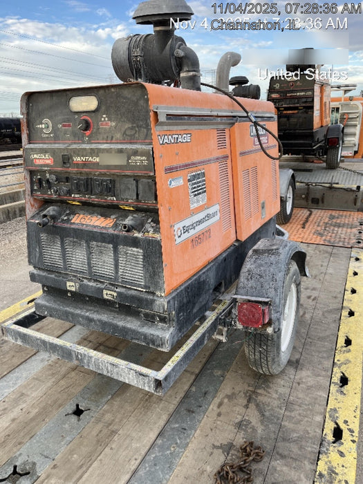 2021 Lincoln Electric Vantage 549X Ready Pak 3, ORANGE (includes trailer, cable rack, fender light kit)