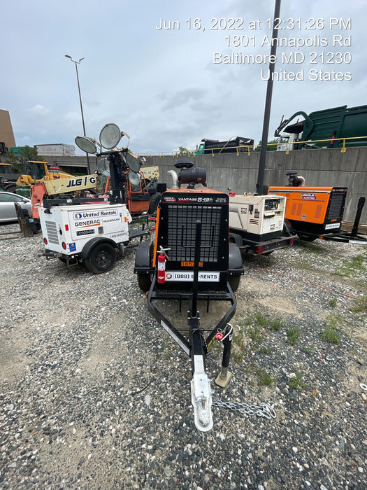 2021 Lincoln Electric Vantage 549X Ready Pak 3, ORANGE (includes trailer, cable rack, fender light kit)