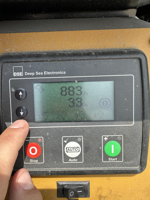 2022 Allmand NLV3GR (4) LED Light Fixture 350W, 23' Vertical Mast, 3kW Prime, Towable, Deep Sea L401, Leveling Jacks, Yanmar T4F 5.8hp