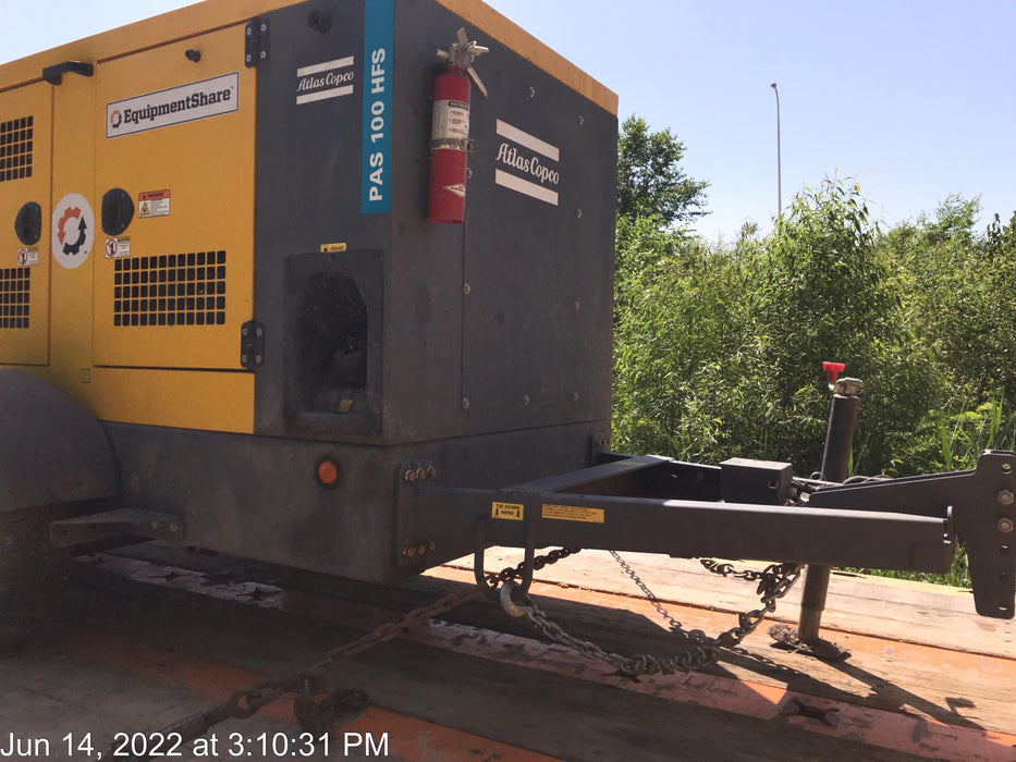 2020 ATLAS COPCO PAS 100 HF CS Enclosed