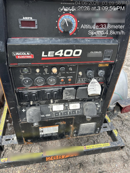 2022 Lincoln Electric LE400 Kubota V1505, Trlr, Cable Rack, Light Kit, ES Decals, T3