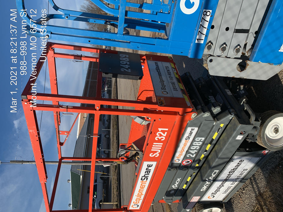 2019 Skyjack SJIII-3219 Skyjack SJIII3219 Standard w/Trojan Batteries