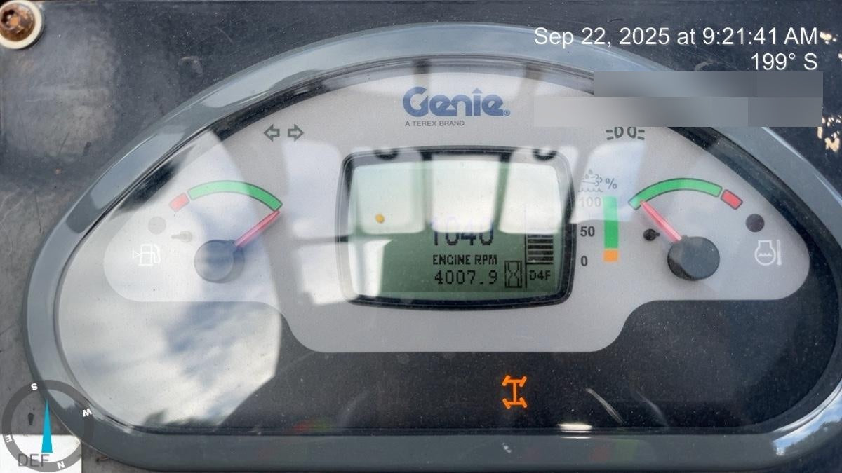 2017 Genie GTH-1056 Genie GTH1056, Solid Tires, 60" carriage, Open ROPS