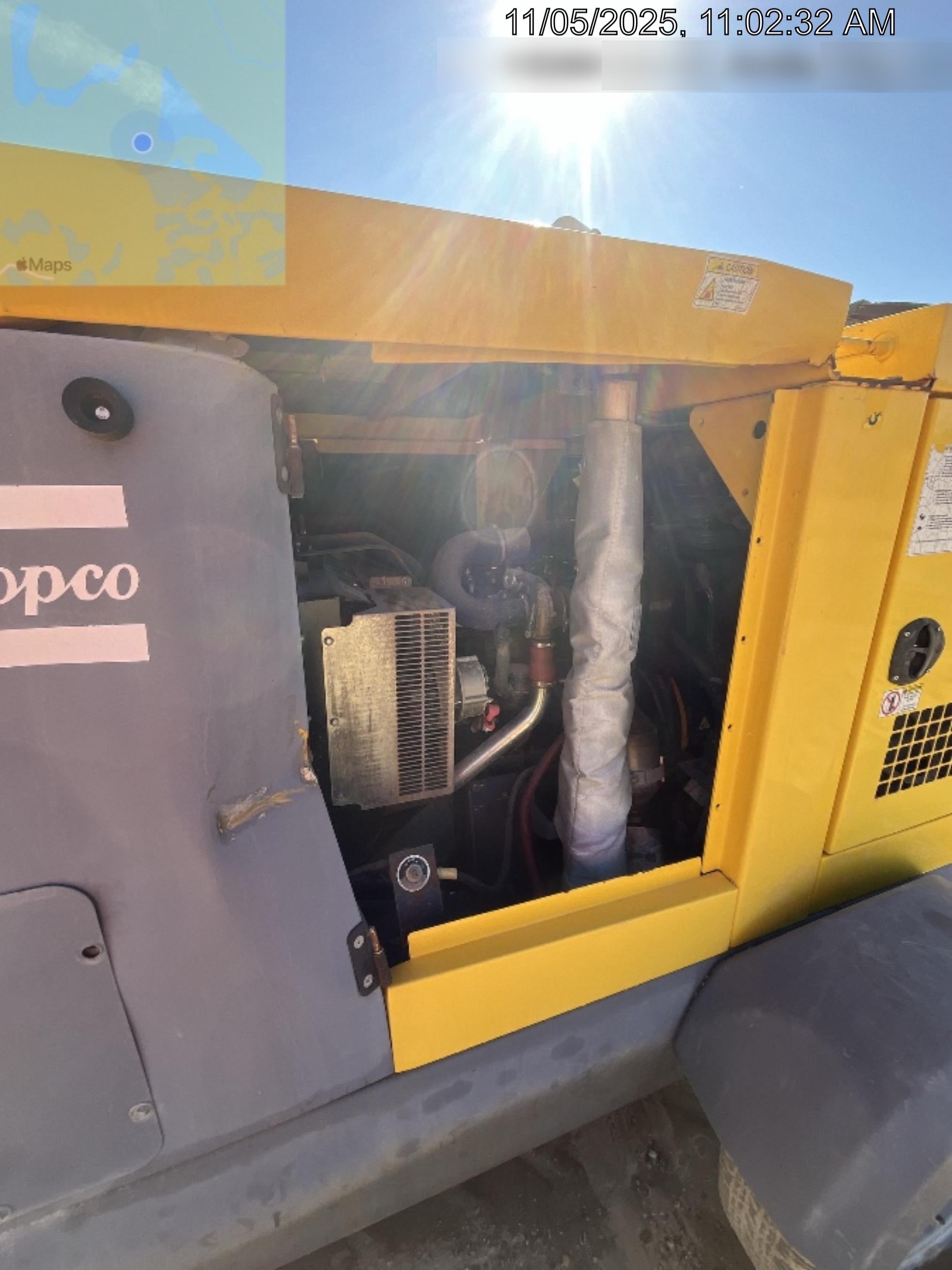 2020 ATLAS COPCO PAS 150 HF CS Enclosed