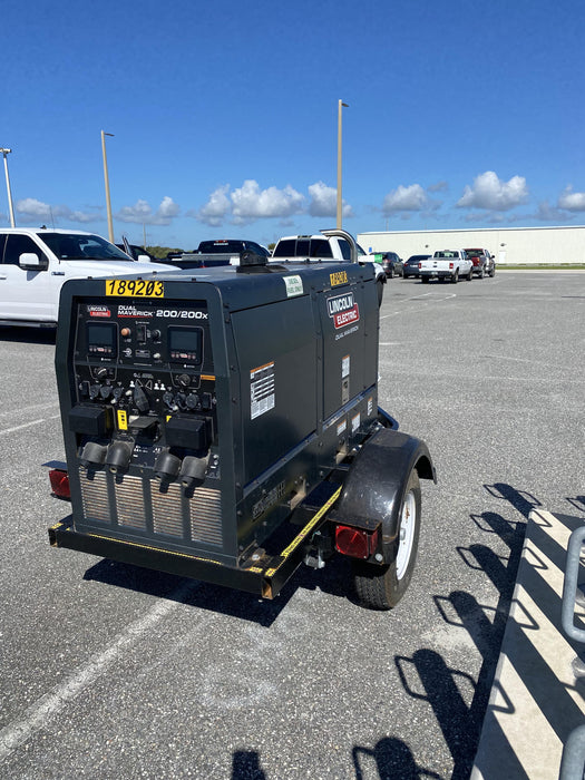 2021 Lincoln Electric Dual Maverick 200/200X Ready Pak 3, Includes Trailer, Cable Rack, Fender Light Kit