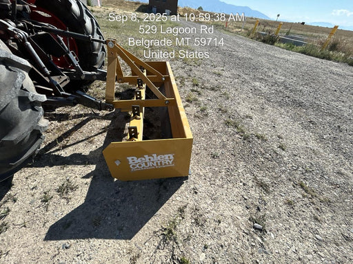 2025 BEHLEN COUNTRY 6' HD Box Blade 6 Shank Cat. 1'