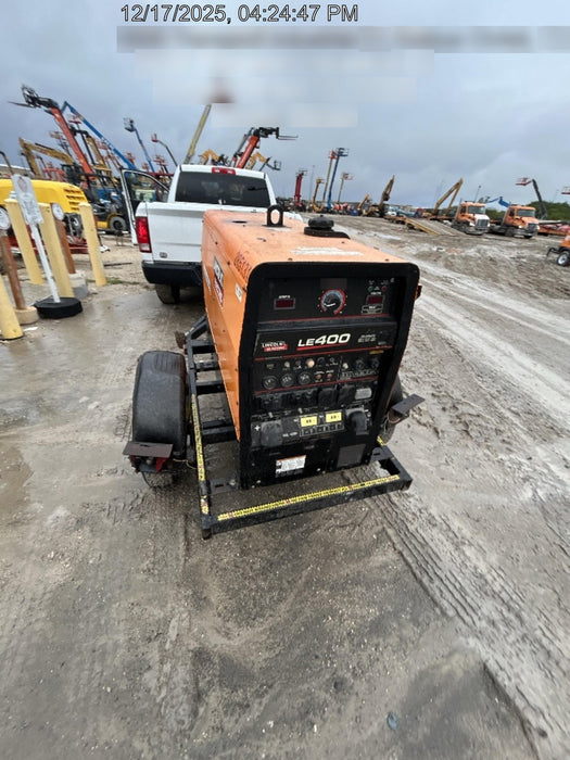 2022 Lincoln Electric LE400 Kubota V1505, Trlr, Cable Rack, Light Kit, ES Decals, T3