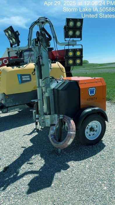 2024 Wanco WLTT-4MM4K Diesel, Deep Sea Controller, Shore Power Plug, Auto Start, (4) 350W LED Floodlights, 4kW Generator, 60 Gal Fuel Tank, 2" Ball, T3