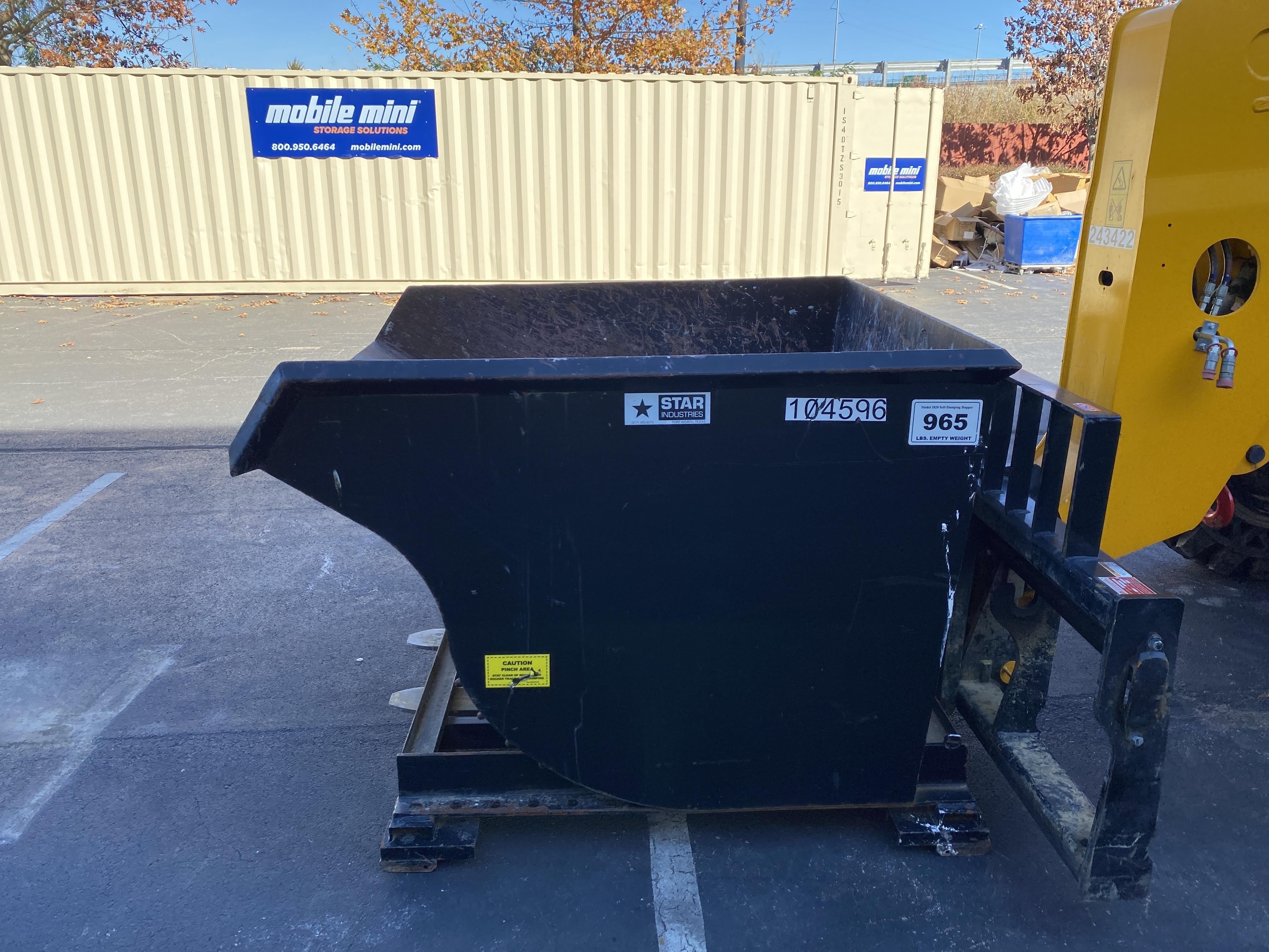 2020 STAR INDUSTRIES M-1820 - Self-Dump Hopper