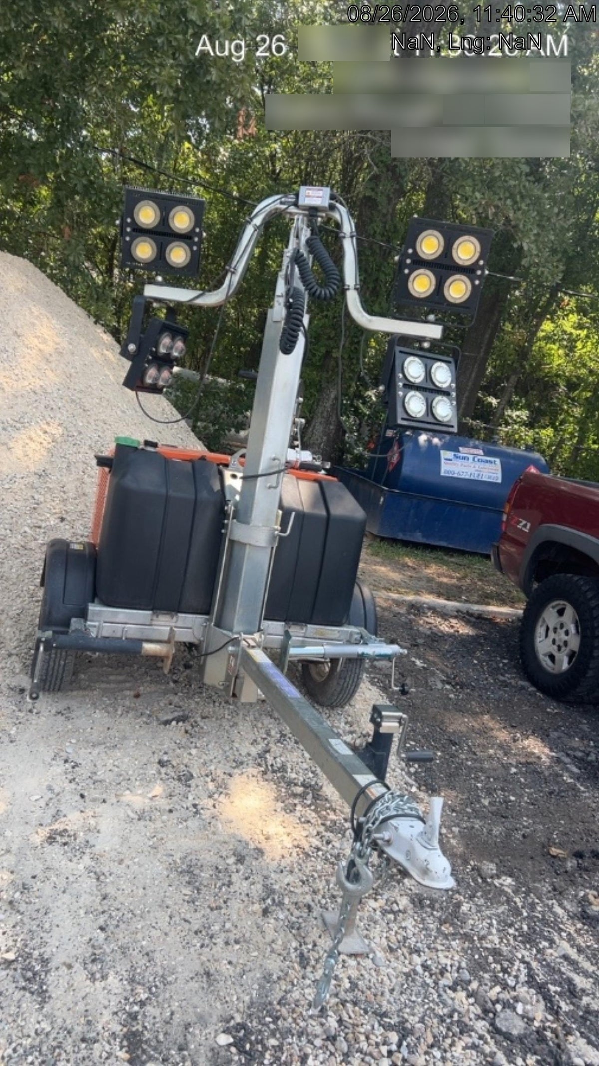 2023 Wanco WLTT-4MM4K Diesel, Deep Sea Controller, Shore Power Plug, Auto Start, (4) 350W LED Floodlights, 4kW Generator, 60 Gal Fuel Tank, 2" Ball, T3