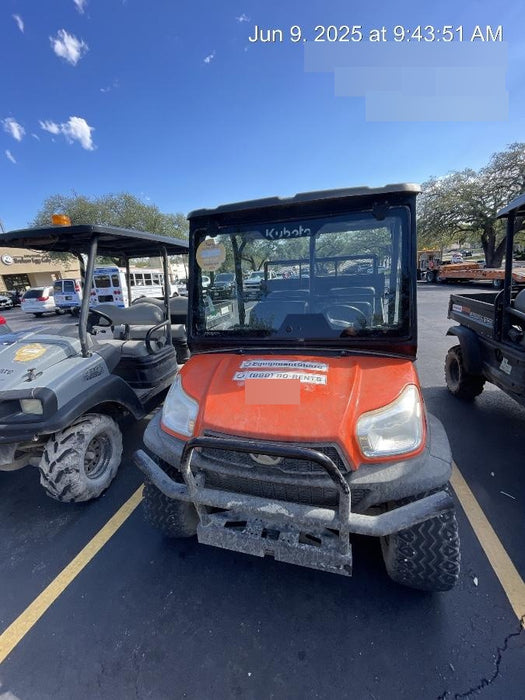 2019 Kubota RTV-X1140W-H 4wd Utility Cart, 4 Seat, Diesel, LED Strobe, Windshield Tempered Glass, Plastic Canopy, Wire Harness Kit, Backup Alarm