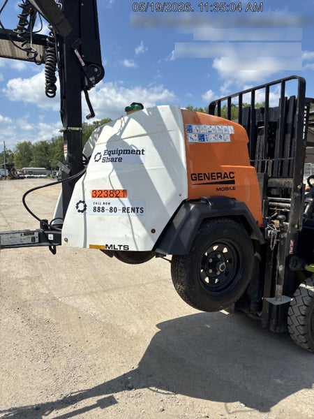 2023 Generac MLT2 Diesel, Flex Switch 120V Input, Powerzone Controller, (4) 320W LED Lights, 4kW Generator, 39.9 Gal Fuel Tank, 2" Ball, T3