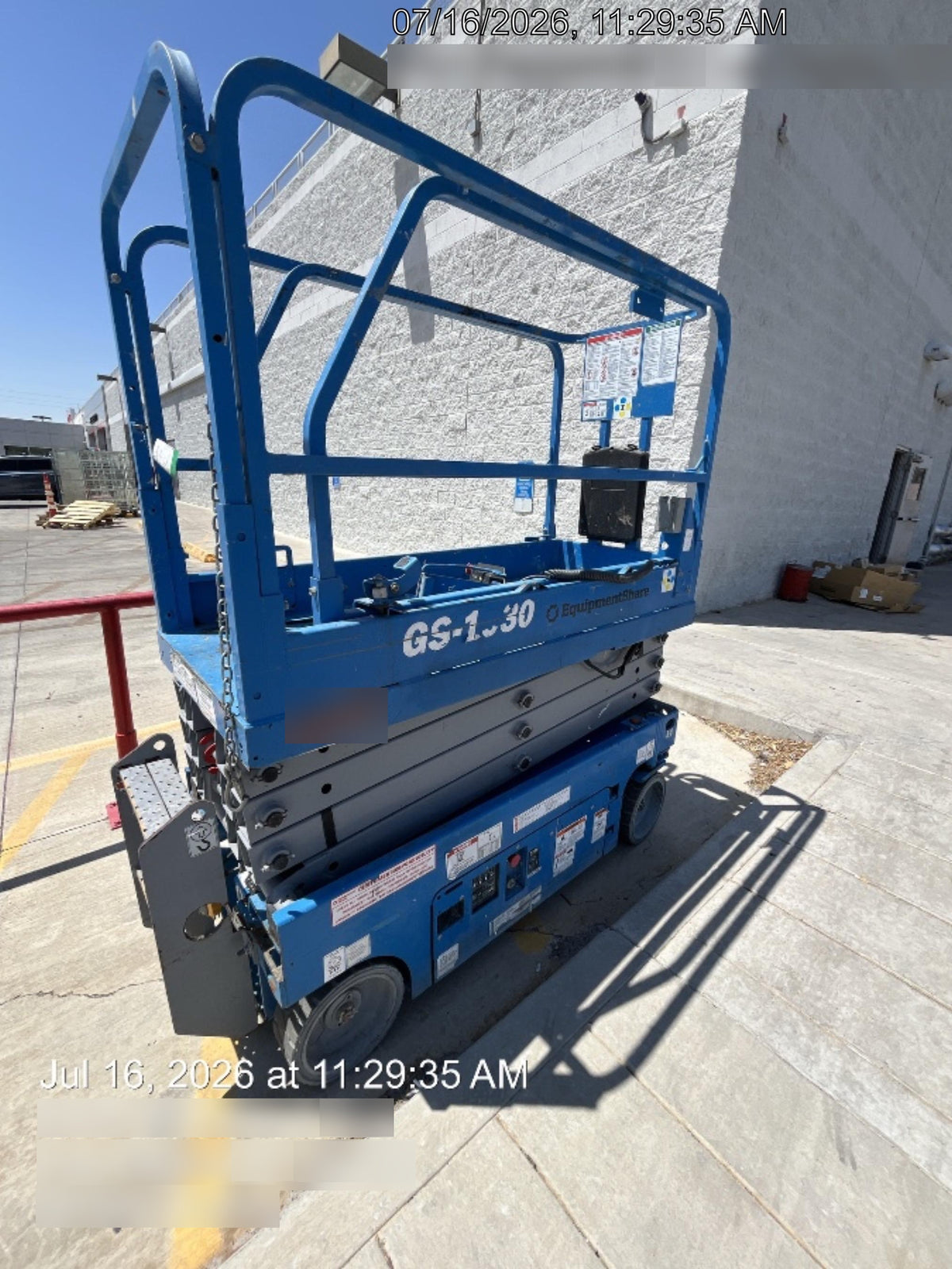 2019 Genie GS-1930 Fixed rails with chain Entry