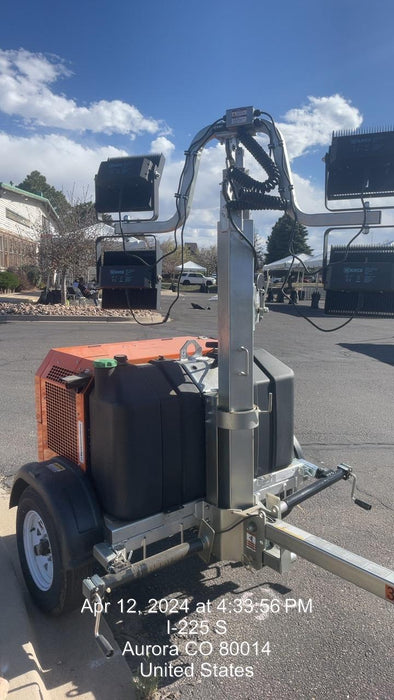 2023 Wanco WLTT-4MM4K Diesel, Deep Sea Controller, Shore Power Plug, Auto Start, (4) 350W LED Floodlights, 4kW Generator, 60 Gal Fuel Tank, 2" Ball, T3