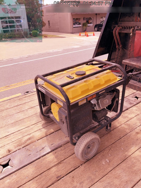 2023 Atlas Copco P6500W 5.5kW, AC390FD Gasoline Engine, Wheel & Handle Kit, (2) 120V Duplex 15A + (1) 120/240V 30A Twist Lock