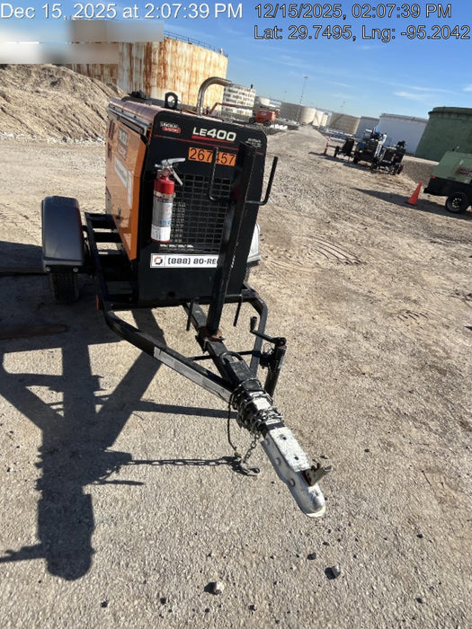 2022 Lincoln Electric LE400 Kubota V1505, Trlr, Cable Rack, Light Kit, ES Decals, T3