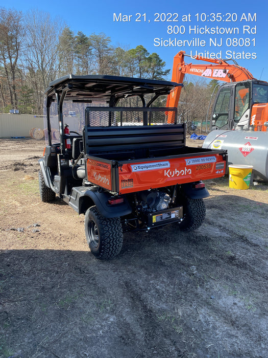 2022 Kubota RTV-X1140W-H Plastic Canopy, Windshield Acrylic Clear, LED Strobe Light, Wire Harness Kit, Back up Alarm