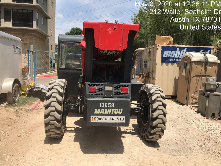 2018 Manitou MTA10055 MTA10055 - 120 HP T4, Canopy, Worklights/Strobe, Beacon, 66" Carriage, 60" Forks, Solid Tires, Lift Hook, Aux Hydraulics