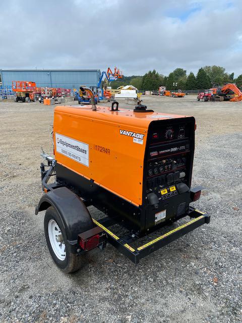 2021 Lincoln Electric Vantage 322 Vantage 322 Ready Pak 3 w/ Decals, ORANGE (includes trailer, cable rack, fender light kit) NO Telematics