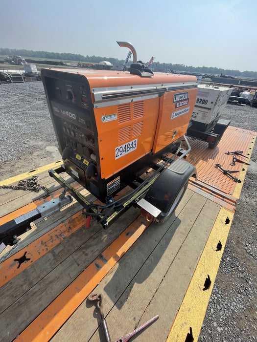 2023 Lincoln Electric LE400 Kubota V1505, Trlr, Cable Rack, Light Kit, ES Decals, T3