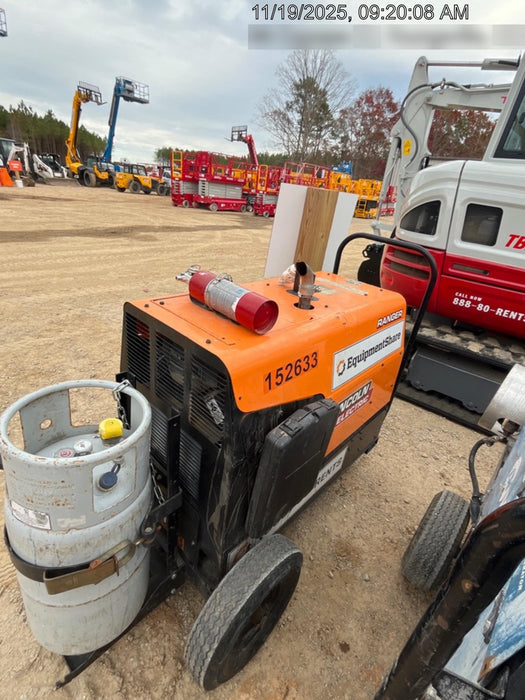 2021 Lincoln Electric Ranger 305 LPG LPG One-Pak (includes undercarriage, tank holder & tank strap) ORANGE