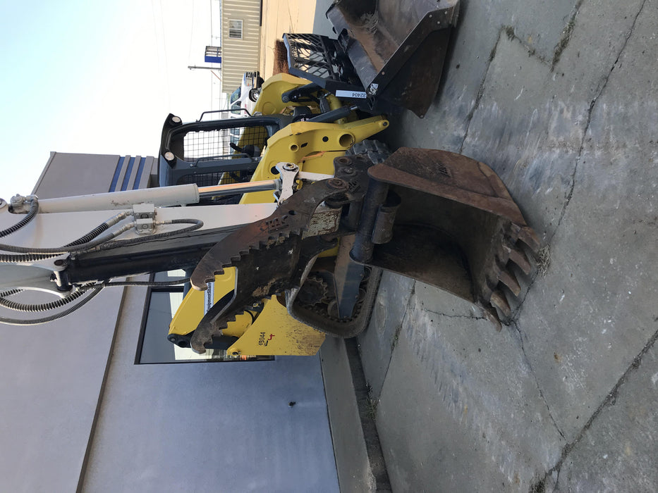 2019 Takeuchi TB290 Cab, AC, Rubber Tracks, Dozer Blade, Travel Alarm, Control Pattern Change Valve, Auxiliary Hydraulics w/18" Quick Coupler Bucket with teeth, 6.2 cu. ft. capacity/24" Quick Coupler Bucket with teeth, 8.6 cu. ft. capacity/36" Quick Coupler Bucket with teeth, 13.4 cu. ft. capacity, Quick Coupler, Hydraulic Thumb Installed