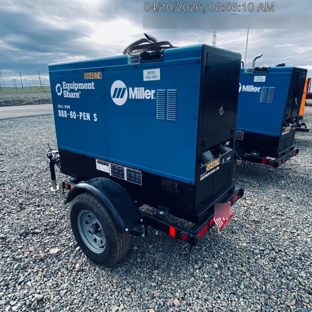 2025 MILLER ELECTRIC BIG BLUE 500
