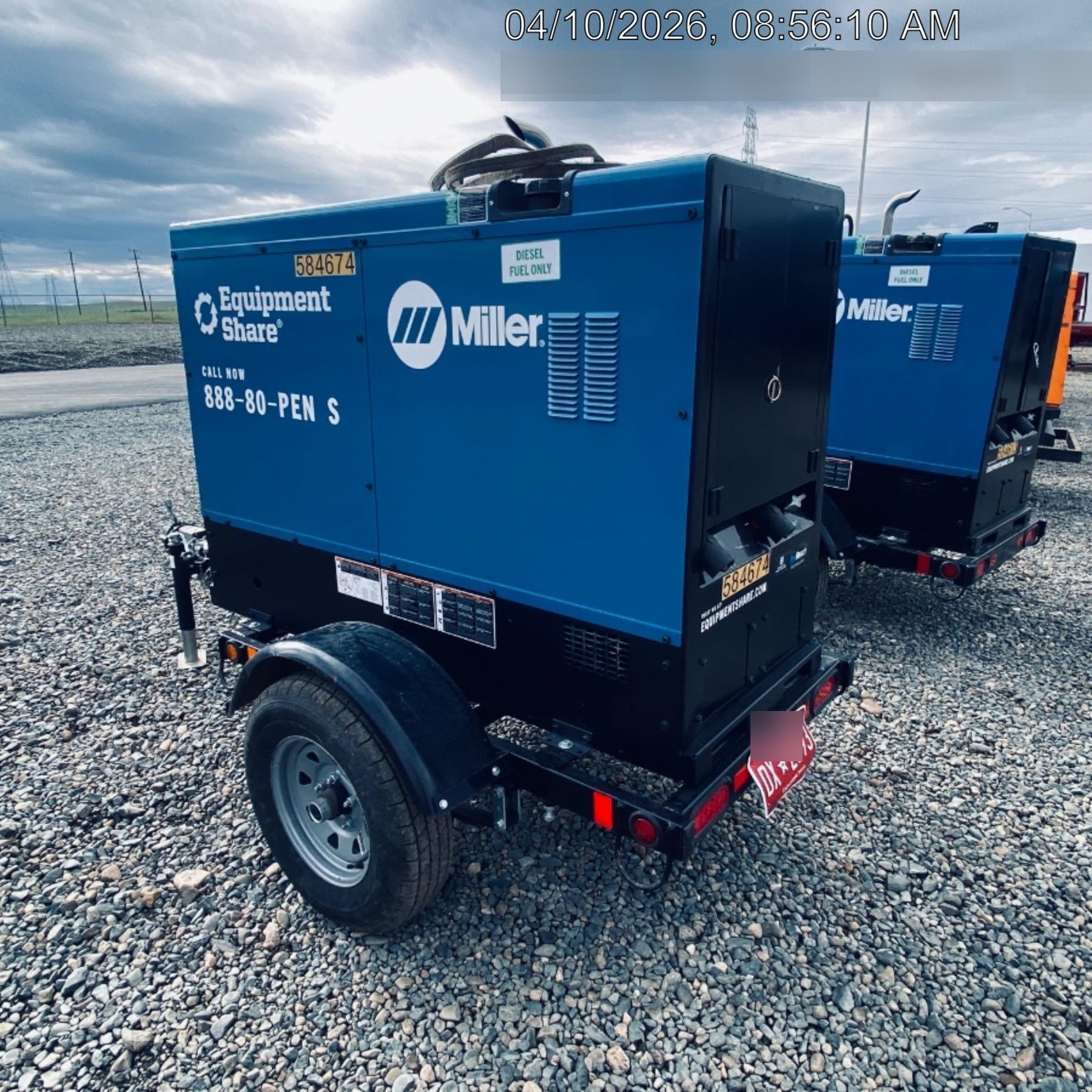 2025 MILLER ELECTRIC BIG BLUE 500
