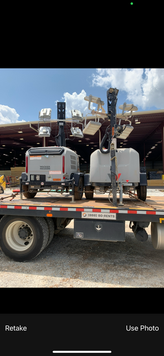 2019 Wacker Neuson LTV6K-LED Standard LED Towable Light Tower w/None