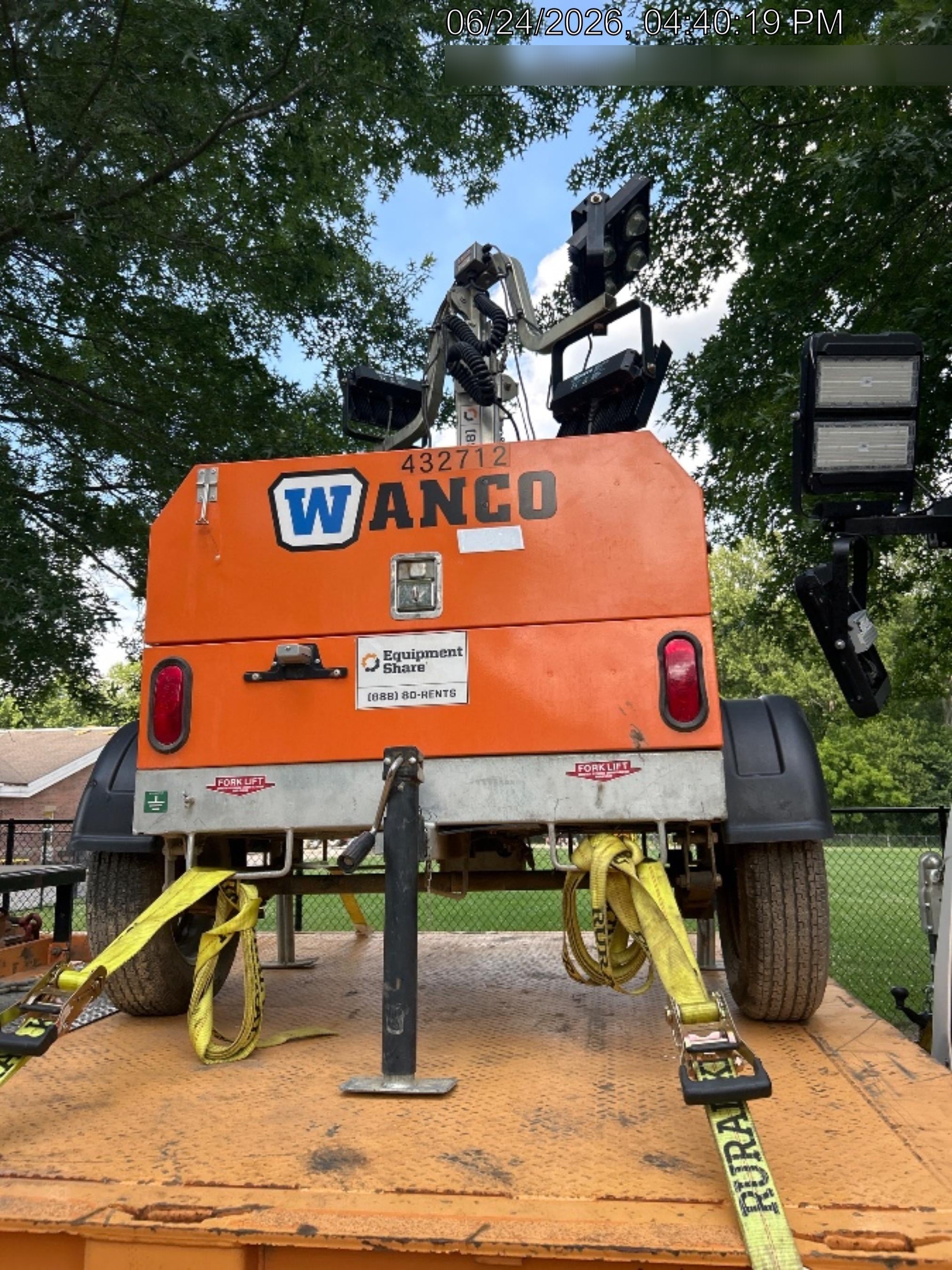 2024 Wanco WLTT-4MM4K Diesel, Deep Sea Controller, Shore Power Plug, Auto Start, (4) 350W LED Floodlights, 4kW Generator, 60 Gal Fuel Tank, 2" Ball, T3