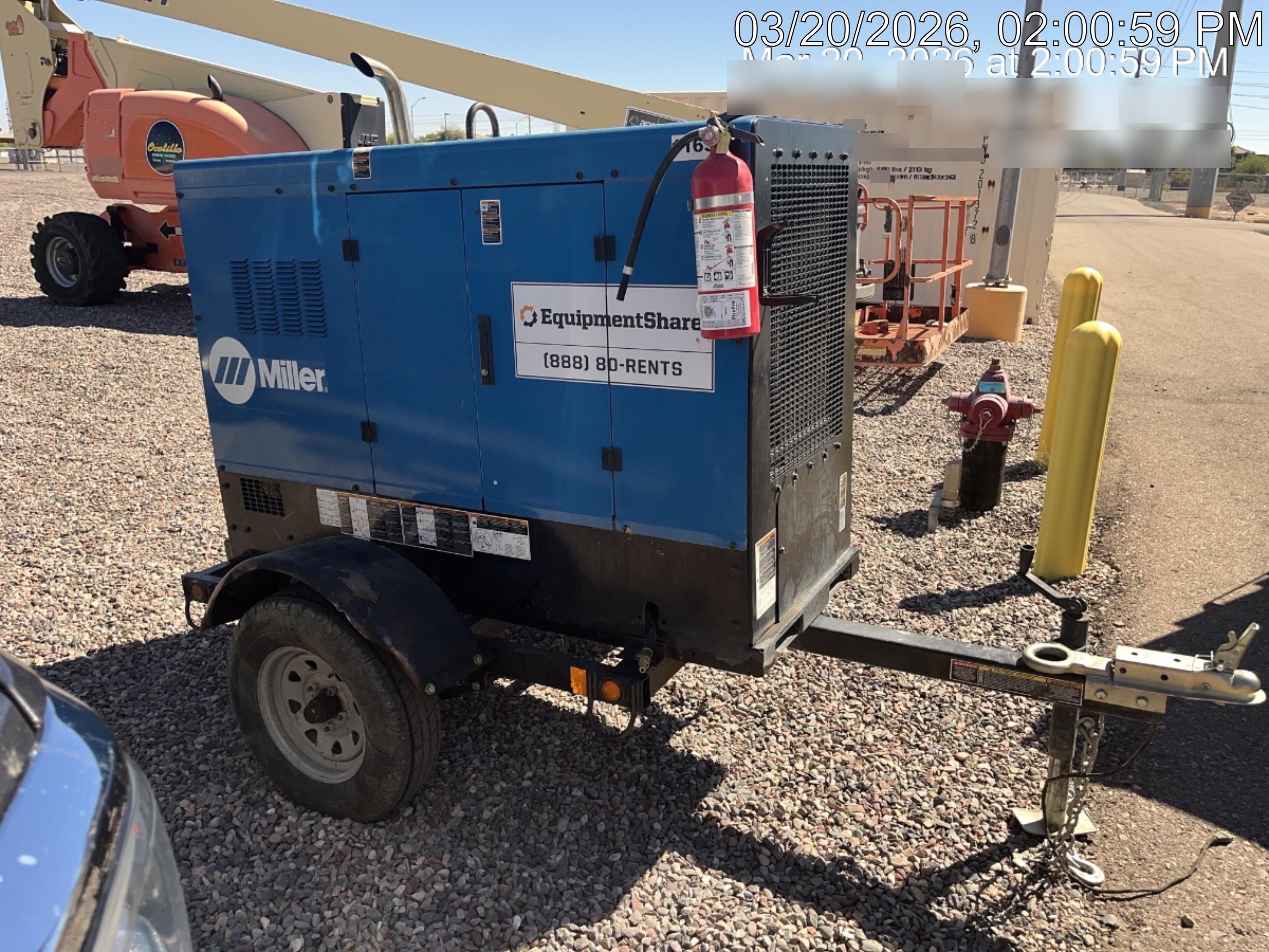 2020 MILLER ELECTRIC BIG BLUE 500