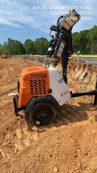 2023 Generac MLT2 Diesel, Flex Switch 120V Input, Powerzone Controller, 
(4) 320W LED Lights, 4kW Generator, 39.9 Gal Fuel Tank, 2" Ball, T3