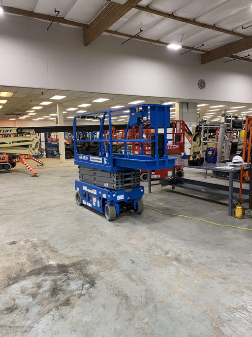 2020 Genie GS-1930 Fixed rails with chain entry gate - Pre A92.20, 800W Inverter