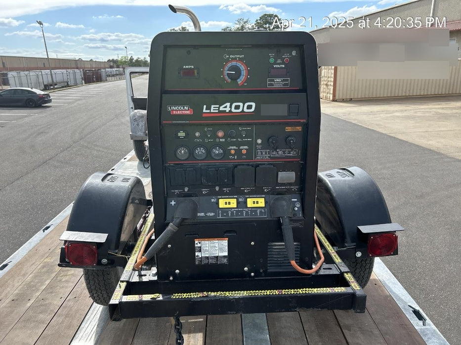 2024 Lincoln Electric LE400 Kubota V1505, Trlr, Cable Rack, Light Kit, ES Decals, T3