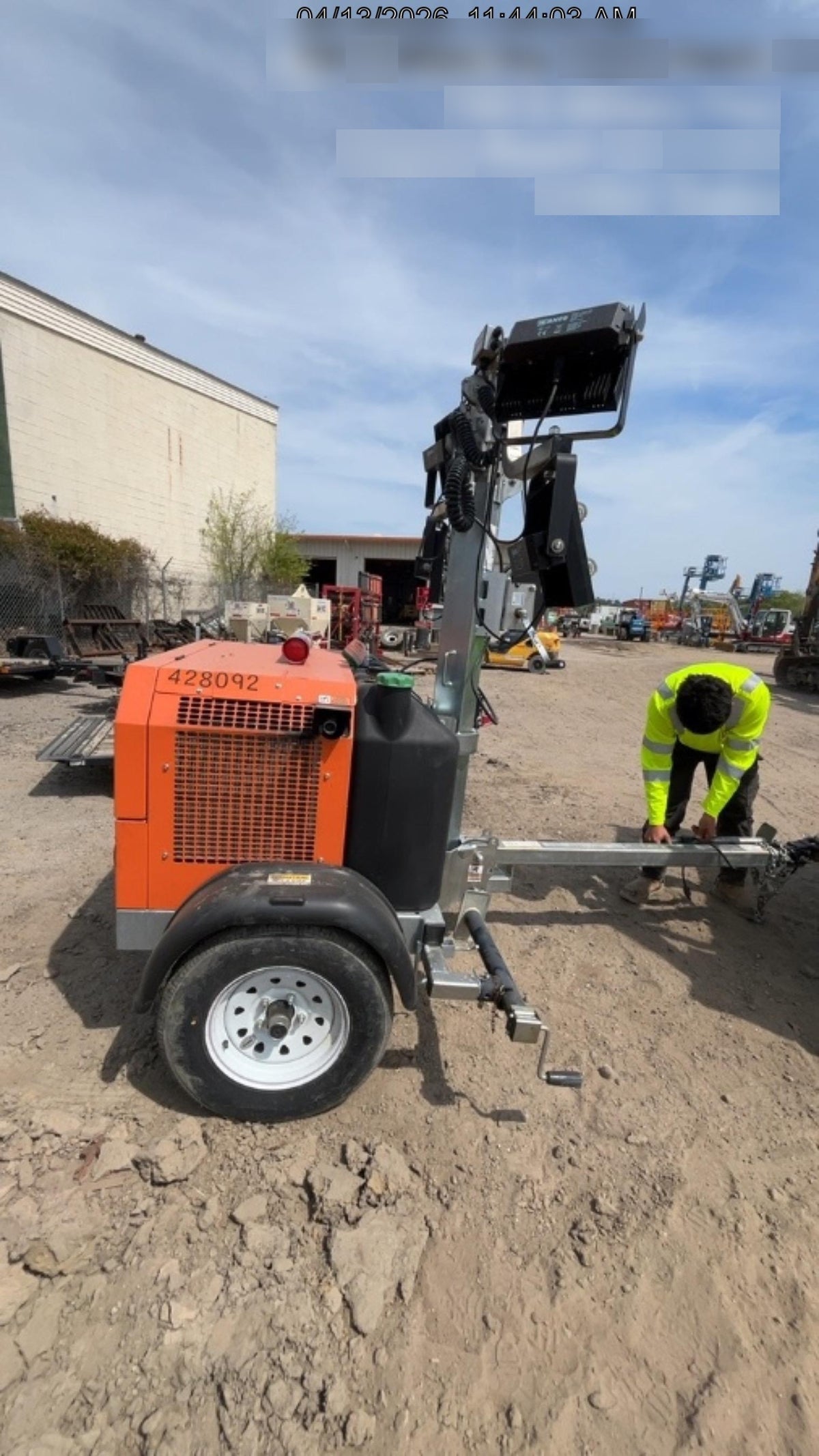 2024 Wanco WLTT-4MM4K Diesel, Deep Sea Controller, Shore Power Plug, Auto Start, (4) 350W LED Floodlights, 4kW Generator, 60 Gal Fuel Tank, 2" Ball, T3