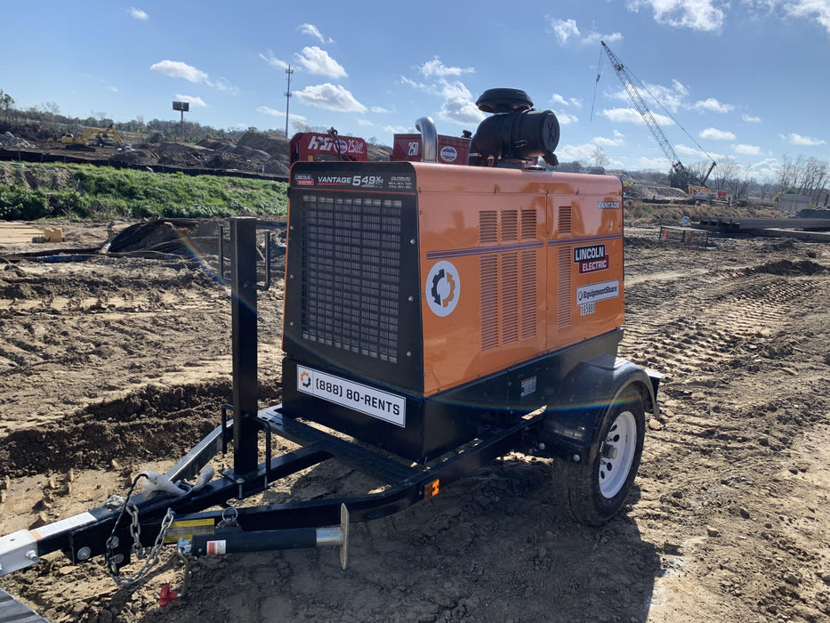 2021 Lincoln Electric Vantage 549X Ready Pak 3, ORANGE (includes trailer, cable rack, fender light kit)