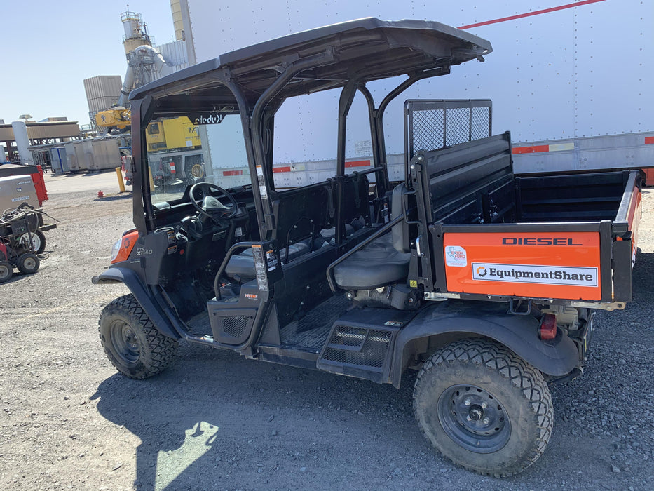 2019 Kubota RTV-X1140W-H 4wd Utility Cart, LED Strobe, Windshield Tempered Glass, Plastic Canopy, Wire Harness Kit, Backup Alarm